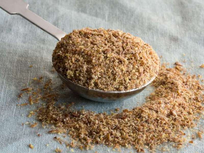 ground flax seeds for meals